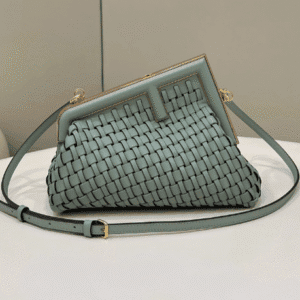 Fendi First Braid Series Handbag - Light Green 45396 | Sandra Bags
