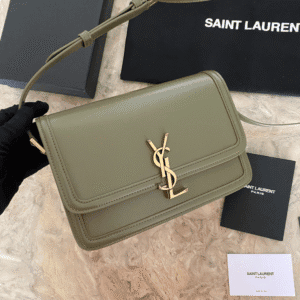 YSL Monogram Cross-body Shoulder Large Handbag - Green 99609 | Sandra Bags