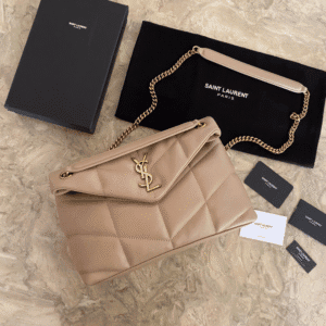 YSL Bi-Fold Back Shoulder Quilted Lambskin Medium Bag – Nude Pink 18947 | Sandra Bags