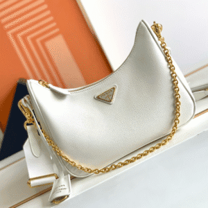 Prada Baokuanqnylon Hobo Large Handbag - White 57980 | Sandra Bags