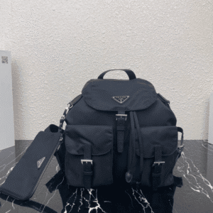 Prada Nylon Large Backpack - Black 67816 | Sandra Bags
