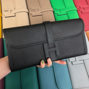 Hermes Epsom Turtledove Handbag - Black 55874 | Sandra Bags