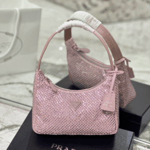 Prada Hobo Diamond Armpit Bag - Purple 23031 | Sandra Bags