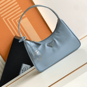 Prada Hobo Kendou's Shoulder Bags - Blue 54659 | Sandra Bags