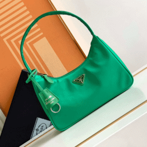 Prada Hobo Kendou's Shoulder Bags - Green 77400 | Sandra Bags