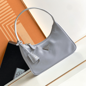 Prada Hobo Kendou's Shoulder Bags - Gray 47325 | Sandra Bags
