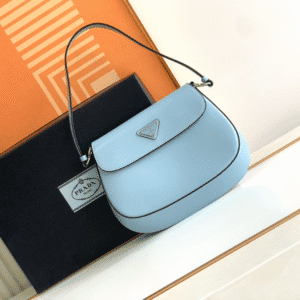 Prada Small Armpit Bag - Flip Interstellar Blue 99844 | Sandra Bags