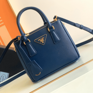 Prada Galleria Mini Killer Handbag - Dark Blue 21324 | Sandra Bags