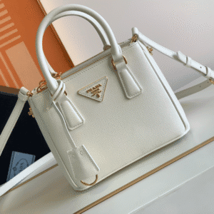 Prada Galleria Mini Killer Handbag - White 24844 | Sandra Bags