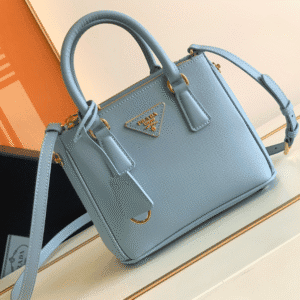 Prada Galleria Mini Killer Handbag - Light Blue 50249 | Sandra Bags