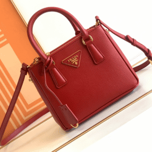 Prada Galleria Mini Killer Handbag - Red 76715 | Sandra Bags