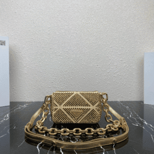 Prada New Crystal Bag - Gold 49153 | Sandra Bags