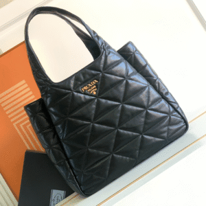 Prada Large Shopping Bag/Tramp Bag - Black 55809 | Sandra Bags