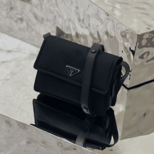 Prada Popular Small Messenger Bag - Black 80871 | Sandra Bags