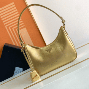 Prada Hobo Crossbody Handbag - Gold 88321 | Sandra Bags