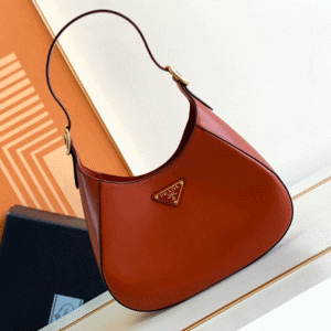 Prada Cleo Armpit Bag - Brown 46602 | Sandra Bags