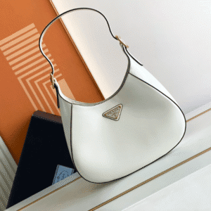 Prada Cleo Armpit Bag - White 91485 | Sandra Bags