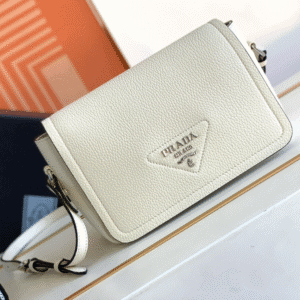 Prada Double Shoulder Strap Handbag - White 53681 | Sandra Bags
