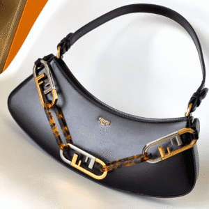 Fendi O'Lock Swing Handbag - Black 29424 | Sandra Bags