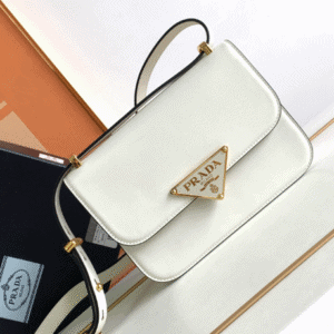 Prada New Stewardess Bag - White 31638 | Sandra Bags