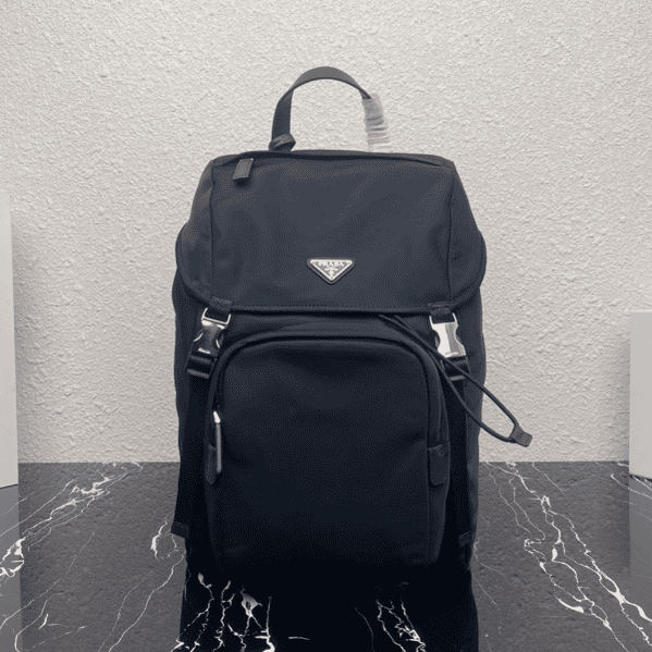 Prada Parachute Backpack - Black 72980 | Sandra Bags