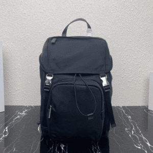 Prada Parachute Backpack - Black 15382 | Sandra Bags