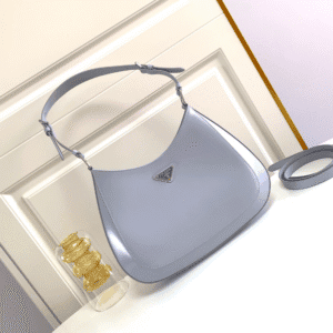 Prada Large Medieval Armpit Bag - Blue 72744 | Sandra Bags