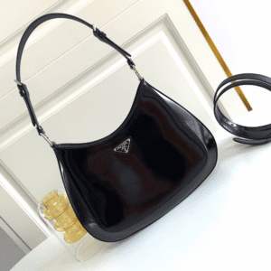 Prada Large Medieval Armpit Bag - Black 42642 | Sandra Bags