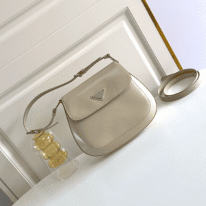 Prada Large Flap Armpit Bag - Cream 92736 | Sandra Bags