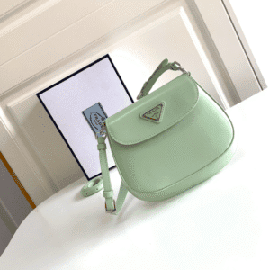 Prada Mini Flap Armpit Bag - Green 65543 | Sandra Bags