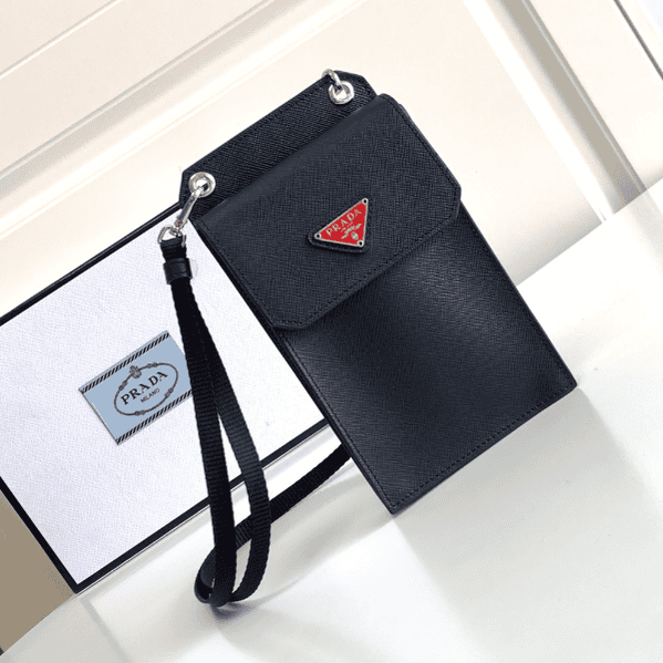 Prada Mobile Phone Bag - Black 36388 | Sandra Bags