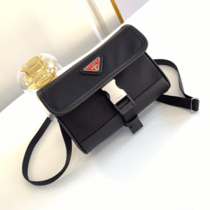 Prada Mini Messenger Bag - Black 69033 | Sandra Bags