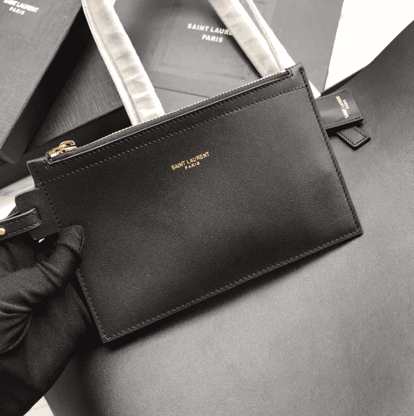 YSL Casual Plain Shopping Bag - Black 86272 | Sandra Bags - Image 3