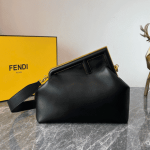 Fendi First Large Handbag – Black 25581 | Sandra Bags