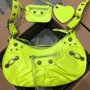 Balenciaga Le Cagole Half-Moon Large Armpit Dumpling Bag - Mint Green 80137 | Sandra Bags