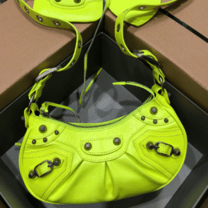 Balenciaga Le Cagole Half-Moon Small Armpit Dumpling Bag - Mint Green 25928 | Sandra Bags