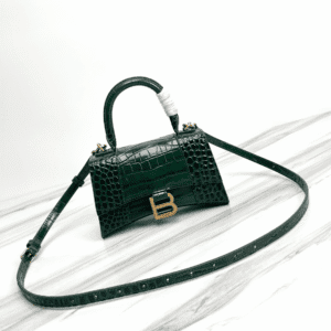 Balenciaga Hourglass Small Bag (Golden Buckle) - Green 42268 | Sandra Bags