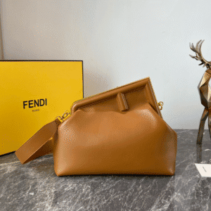 Fendi First Large Handbag – Brown 17102 | Sandra Bags