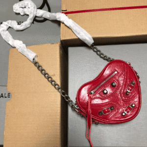 Balenciaga New Le Cagole Heart Bag - Red 23002 | Sandra Bags