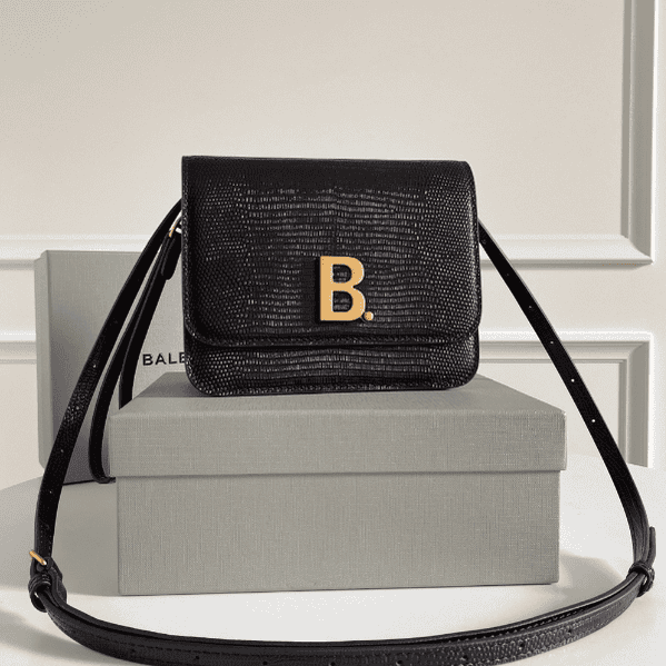 Balenciaga Square Box B Bag - Black 84638 | Sandra Bags