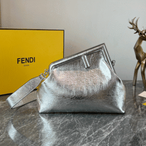 Fendi First Large Handbag - Silver 51680 | Sandra Bags