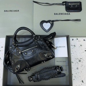 Balenciaga Neo Cagole Motorcycle Bag - Black 44784 | Sandra Bags