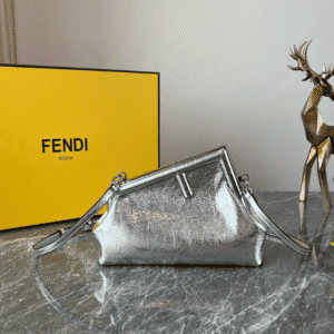 Fendi First Small Handbag - Silver 89080 | Sandra Bags