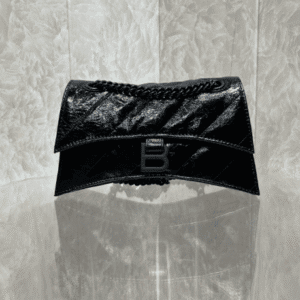 Balenciaga Crush Handbag -  Black 83119 | Sandra Bags