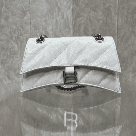 Balenciaga Crush Handbag - White 13885 | Sandra Bags