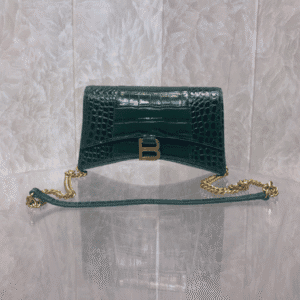 Balenciaga Hourglass Chain Bag - Green (Golden Buckle) 50299 | Sandra Bags