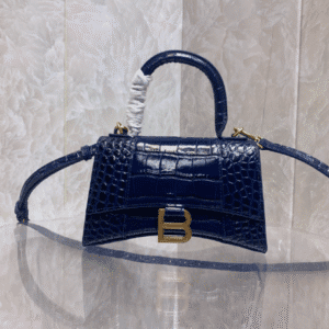 Balenciaga Heavyweight Hourglass Small Bag - Blue 99183 | Sandra Bags