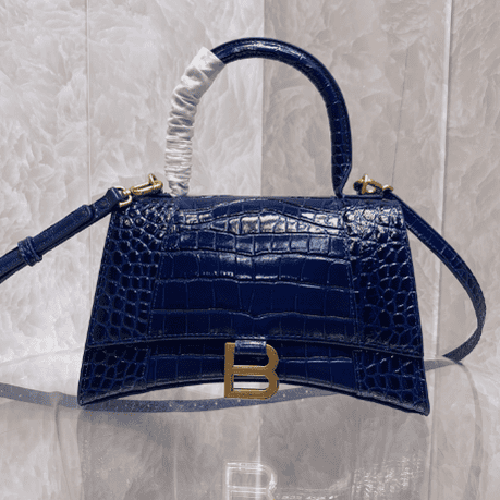 Balenciaga Heavyweight Hourglass Large Bag - Blue 30653 | Sandra Bags