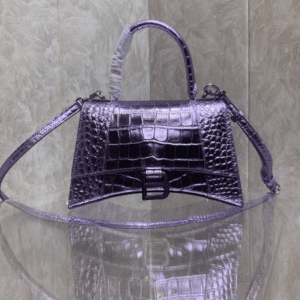 Balenciaga Heavyweight Hourglass Large Bag - Shimmery Purple 26622 | Sandra Bags