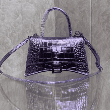 Balenciaga Heavyweight Hourglass Large Bag - Shimmery Purple 26622 | Sandra Bags